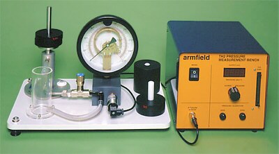 Equipo p/investigar sobre Mediciones de Presión y Métodos para Calibrar Manómetros TH2-A