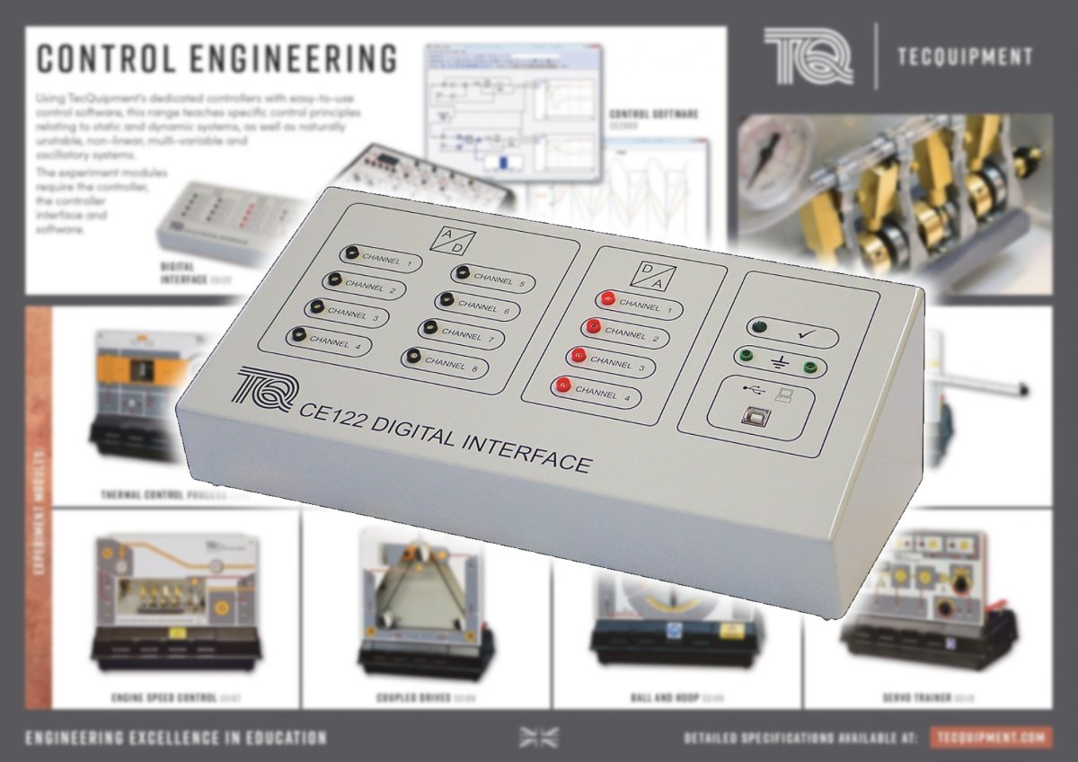 Interfase digital para prácticas de Servocontrol y Control de Procesos CE122