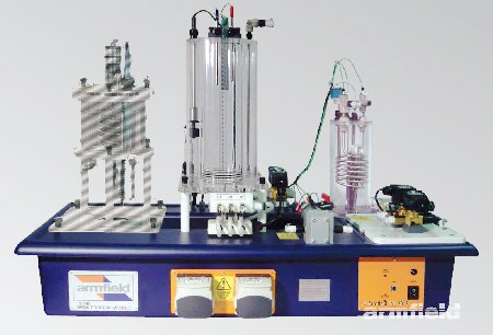 Módulo base de sistema modular para la enseñanza de control de procesos PCT40-A