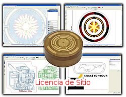 Software de diseño CAD CAM p/fresadoras y routers: QuickCAM 2D c/extensión V-Carve (licencia de sitio) QuickCAM 2D VC LS