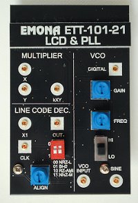 Placa para estudios con PLL y Codec de línea ETT-101-21