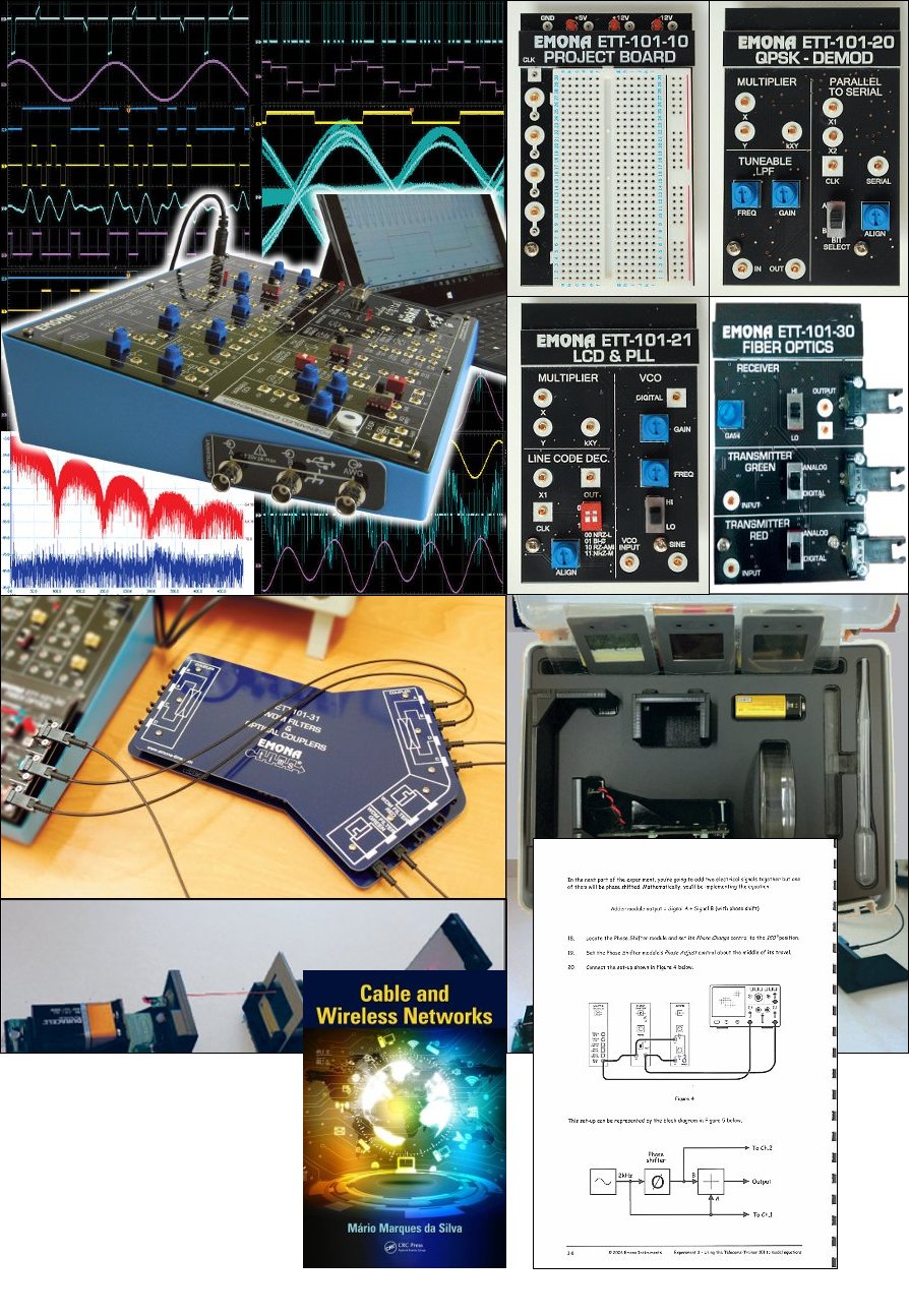 Conjunto de Laboratorio para la Enseñanza de Telecomunicaciones Modernas ETT-101C LTE v2