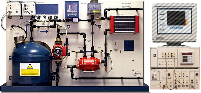 Planta para la Enseñanza de Control de Procesos con control de temperatura 38-002