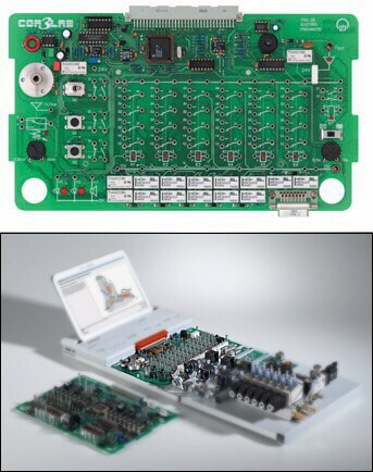 Placa p/prácticas de Control Electroneumático COM3Lab E Neu