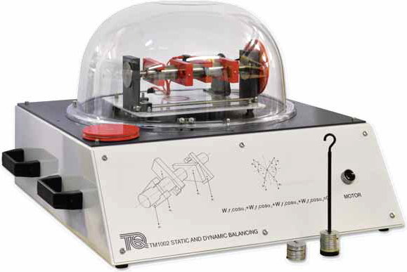 Aparato p/estudiar balanceo estático y dinámico TM1002