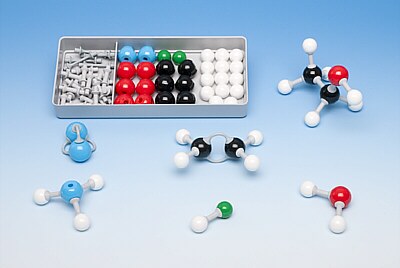 Conjunto elemental de modelos moleculares p/Química Orgánica MMS-015