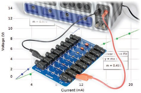 Conjunto p/estudiar experimentalmente la Ley de Ohm EX-5535