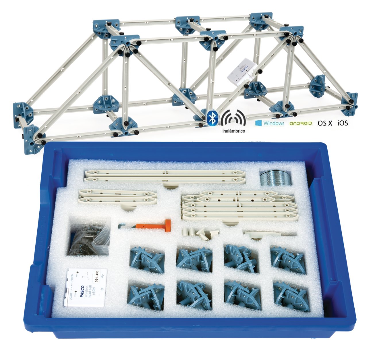 Conjunto para trabajos de proyecto STEM: ¿Cómo construir mejores puentes? ME-3581