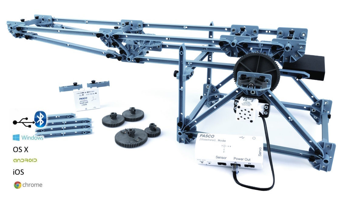 Conjunto de elementos de estructuras para constuir un puente motorizado ME-7028