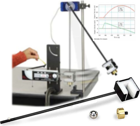 Accesorio p/lanzaproyectiles ME-6800: kit para construir un péndulo balístico ME-9892