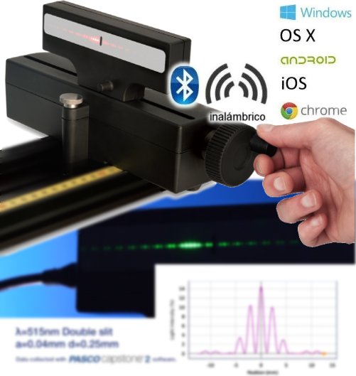 Sensor inalámbrico combinado para relevar patrones de difracción e interferencia OS-8441