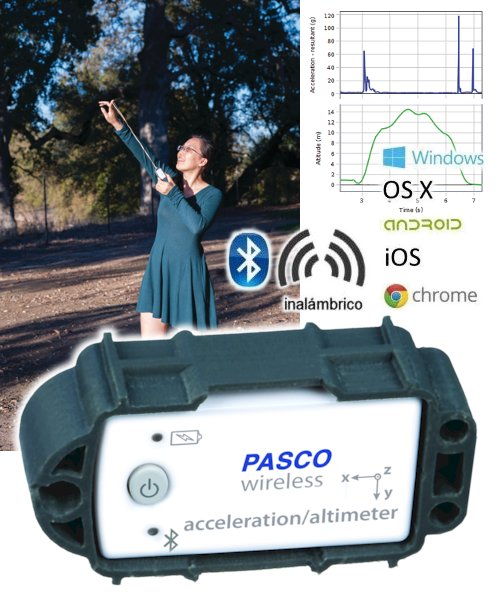 Acelerómetro 3D y altímetro con enlace inalámbrico PS-3223